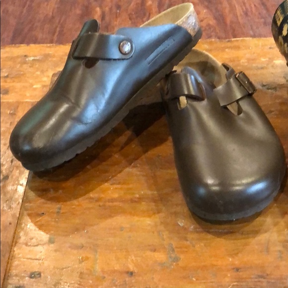 Birkenstock Shoes - Birkenstock Brown Leather Mule